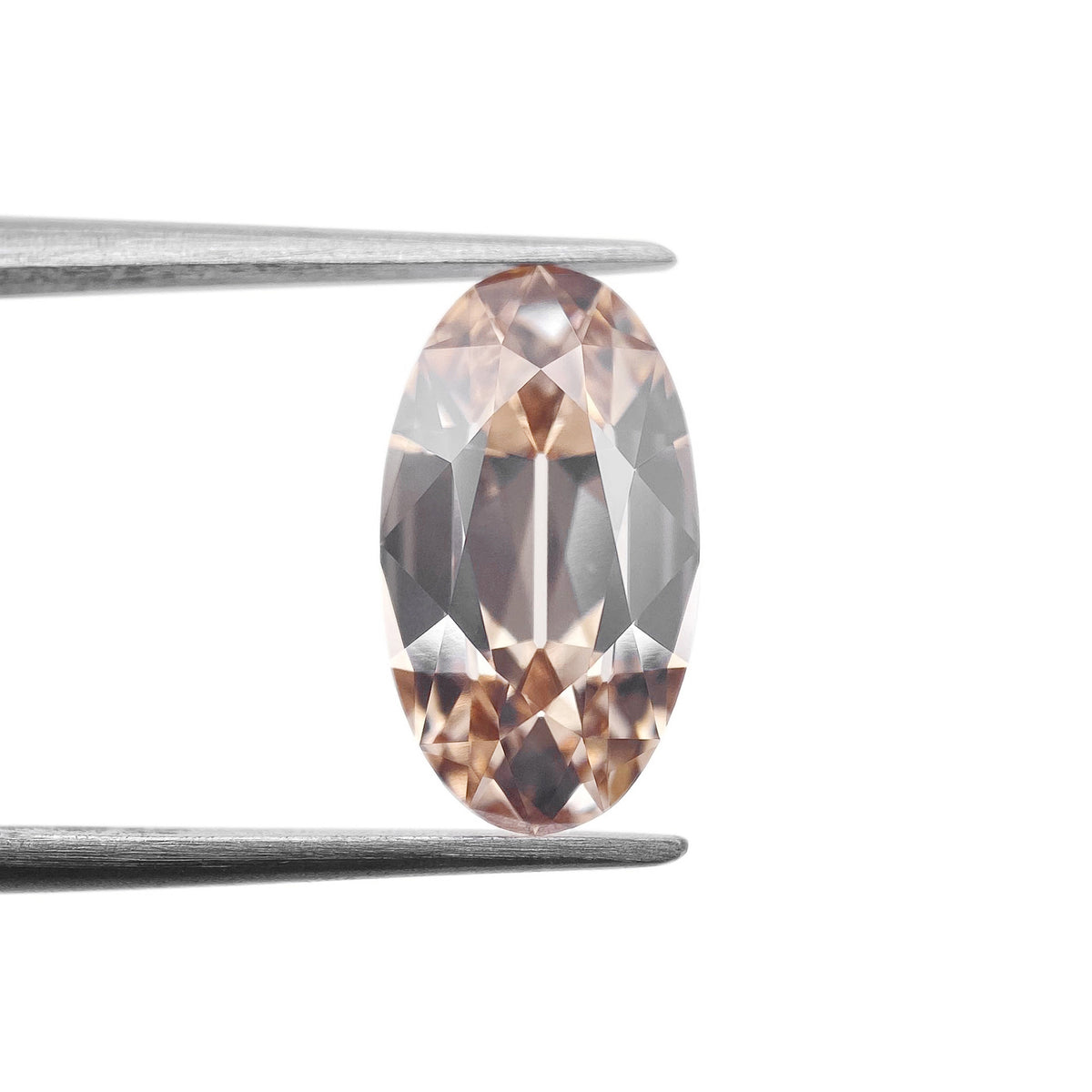 3.03ct | U-V/VS1 Cognac Oval Shape Old Mine Cut Lab Diamond (IGI)-LITHOS Diamond