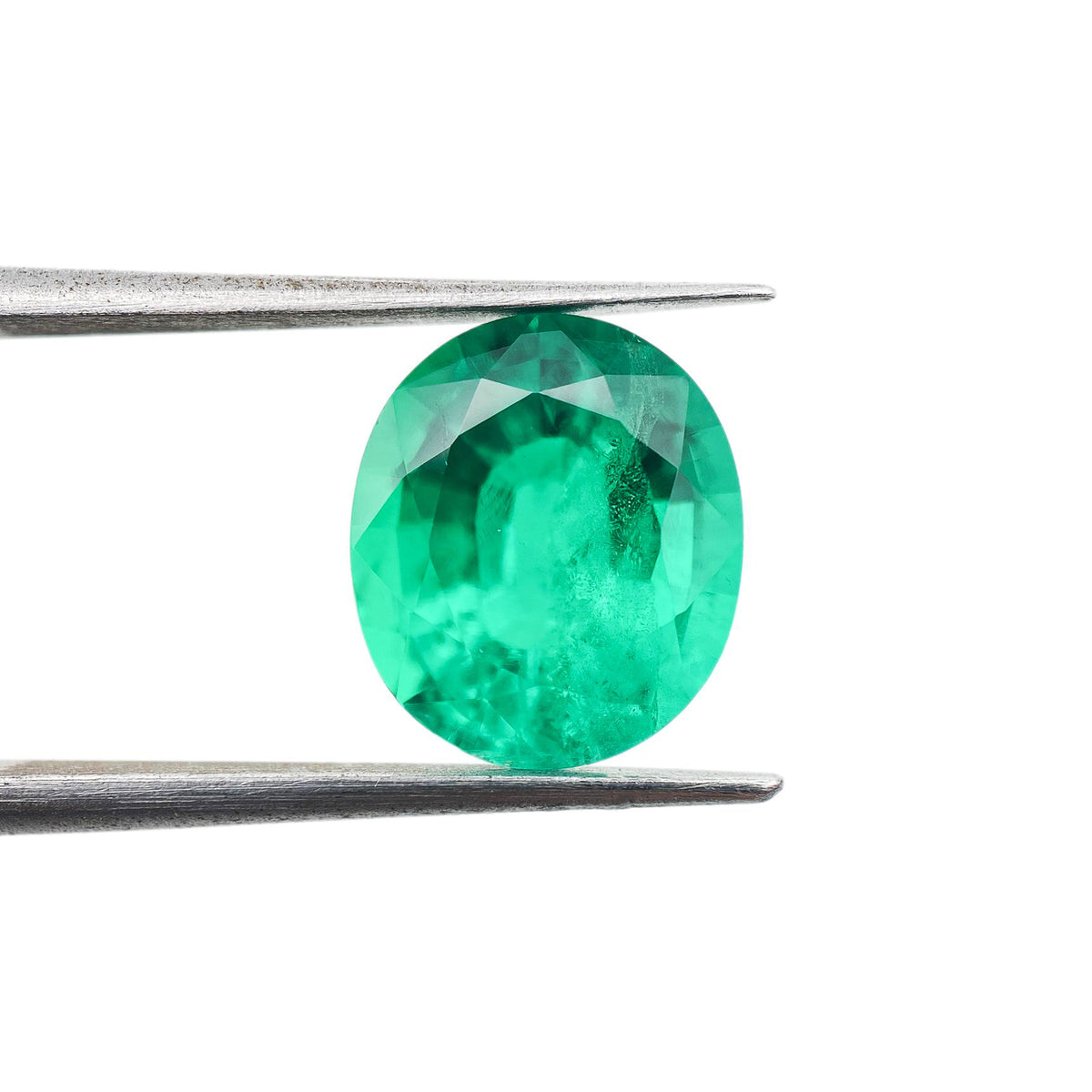 4.64ct | Brilliant Cut Oval Shape Lab Emerald