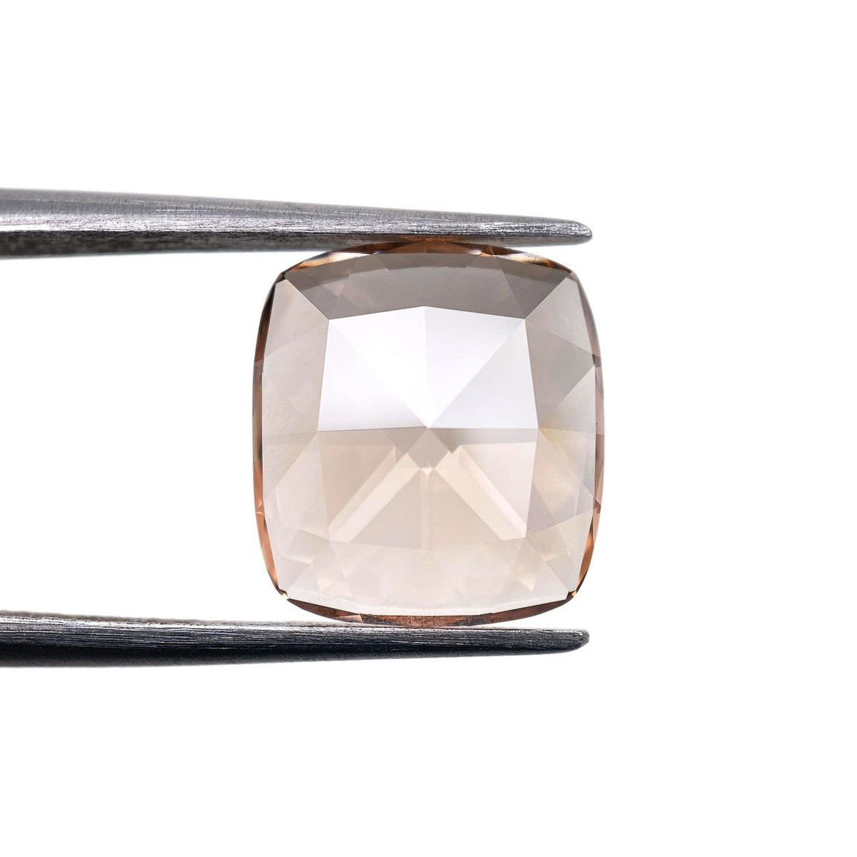 3.12ct | Fancy Brown/VVS1 Champagne Cushion Shape Rose Cut Lab Diamond (IGI)