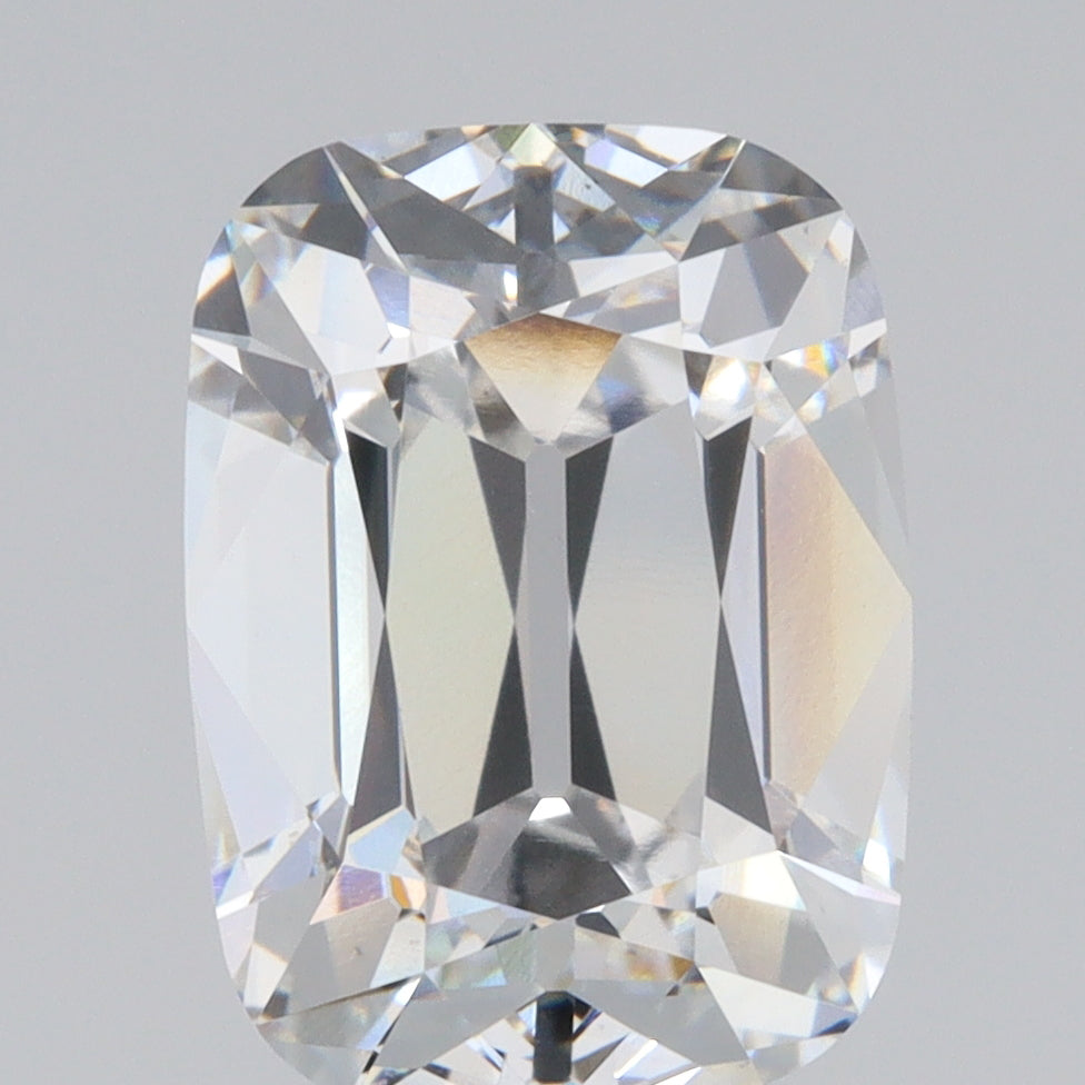 4.02ct | F/VS1 Cushion Shape Old Mine Cut Lab Diamond (IGI)-LITHOS Diamond