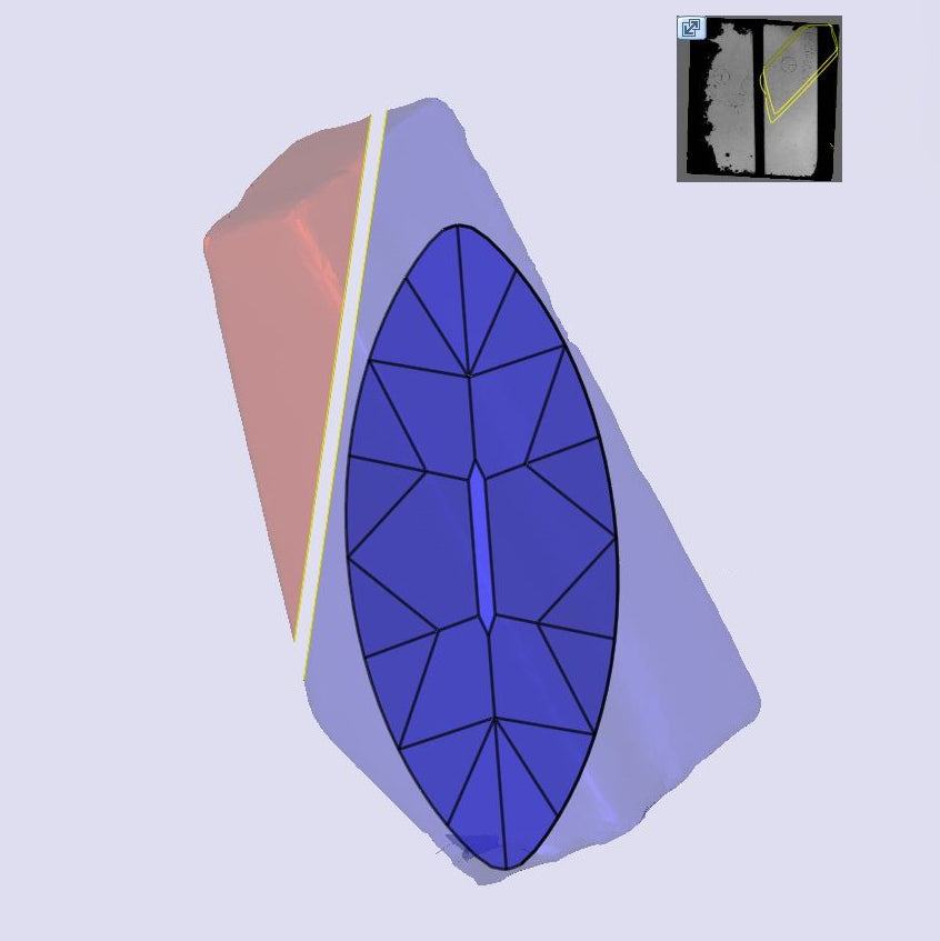 2.16ct | M/VVS2 Champagne Oval Shape Old Mine Cut Lab Diamond (IGI)-LITHOS Diamond