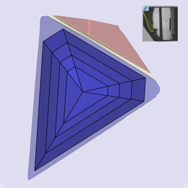 3.51ct | D/VS1 Shield Shape Step Cut Lab Diamond (IGI)