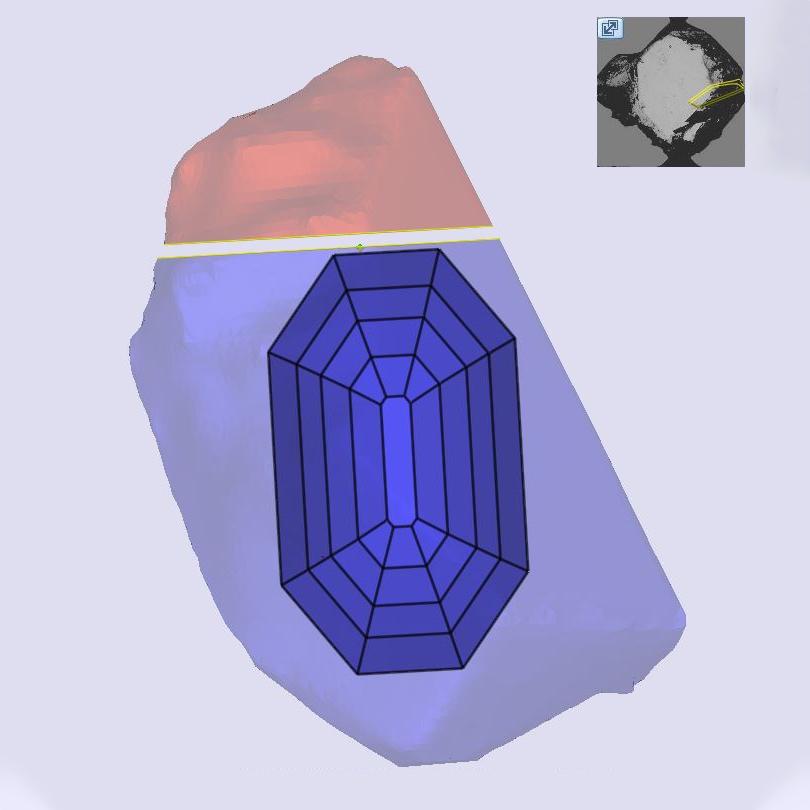 2.11ct | F/VVS2 Octagon Shape Step Cut Lab Diamond (IGI)