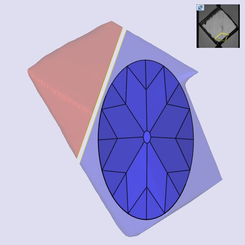 3.41ct | F/VS1 Oval Shape Old Mine Cut Lab Diamond (IGI)