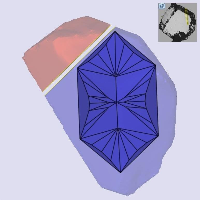 3.05ct | E/VVS2 Hexagon Shape Brilliant Cut Lab Diamond (IGI)