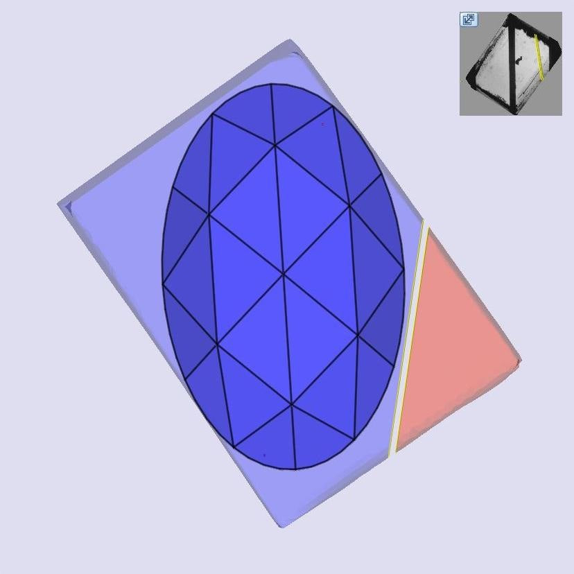 1.51ct | G/VS1 Oval Shape Rose Cut Lab Diamond (IGI)