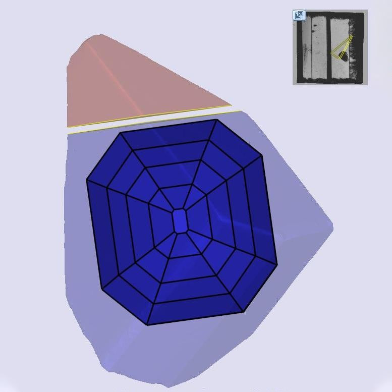 3.21ct | D/VS1 Octagon Shape Antique Step Cut Lab Diamond (IGI)