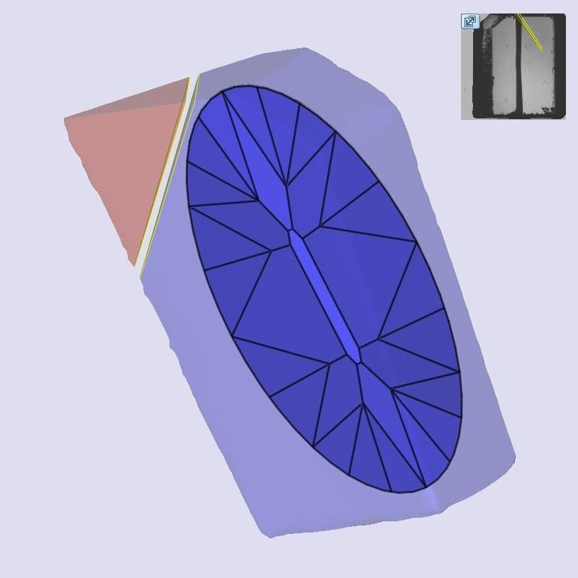 3.85ct | F/VS1 Oval Shape Old Mine Cut Lab Diamond (IGI)