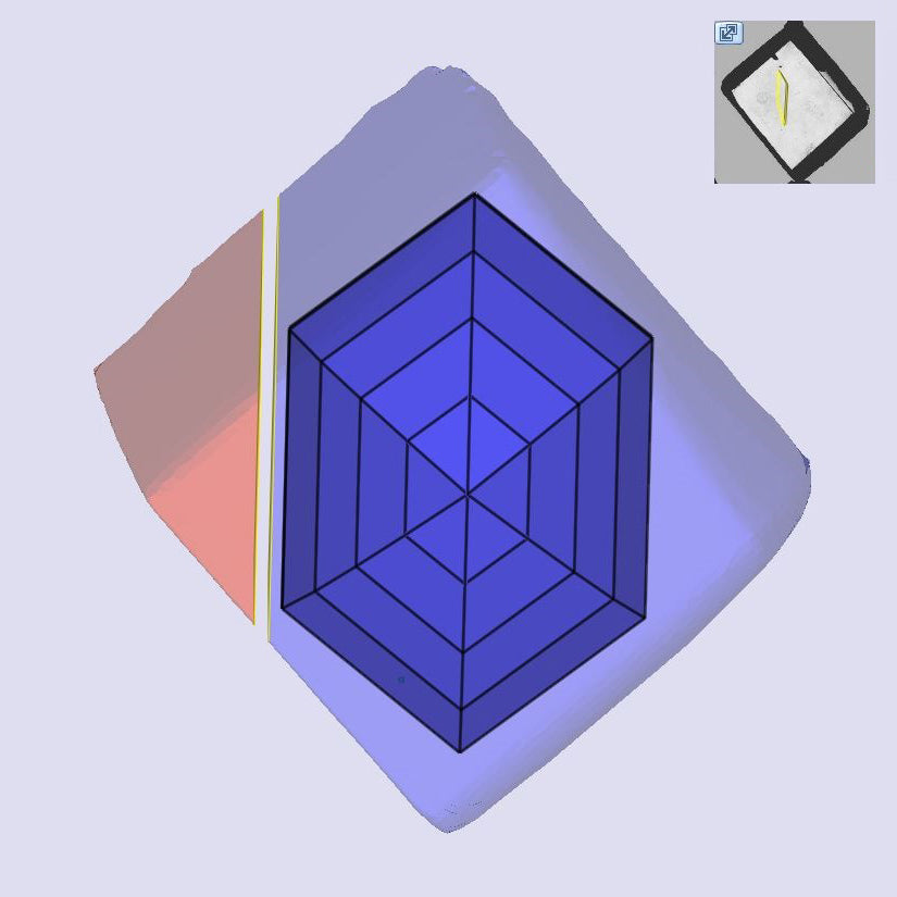2.51ct | D/VS1 Hexagon Shape Step Cut Lab Diamond (IGI)