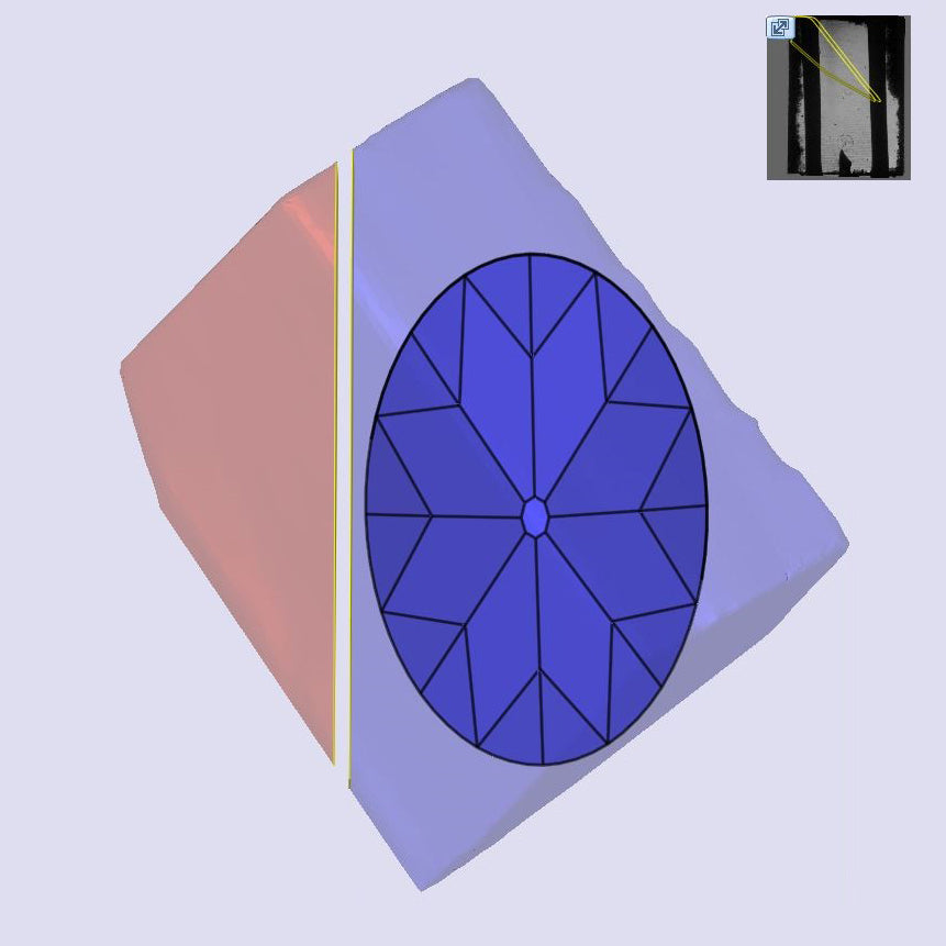 3.19ct | D/VS1 Oval Shape Old Mine Cut Lab Diamond (IGI)
