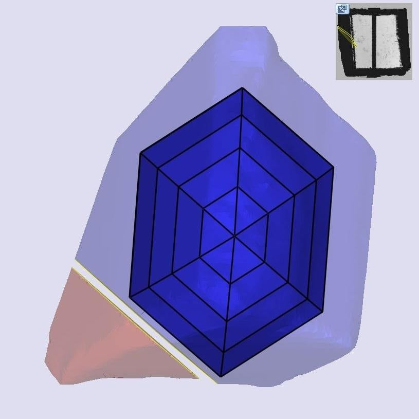 1.36ct | I/VVS2 Hexagon Shape Step Cut Lab Diamond (IGI)