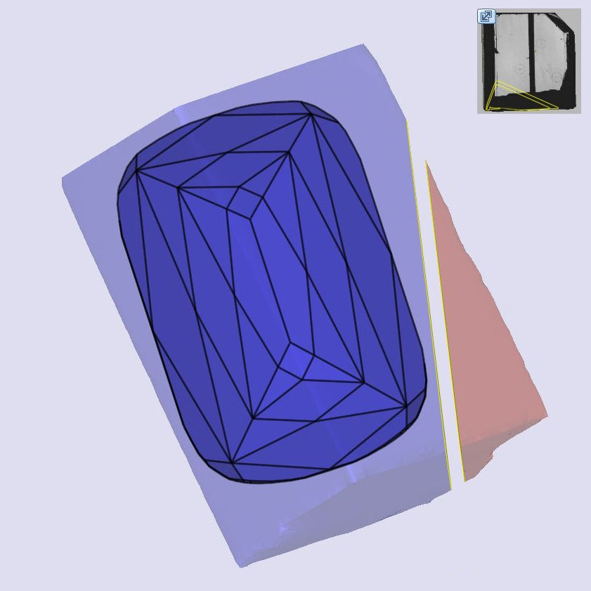 5.55ct | H/VS1 Cushion Shape Lattice Cut Lab Diamond (IGI)