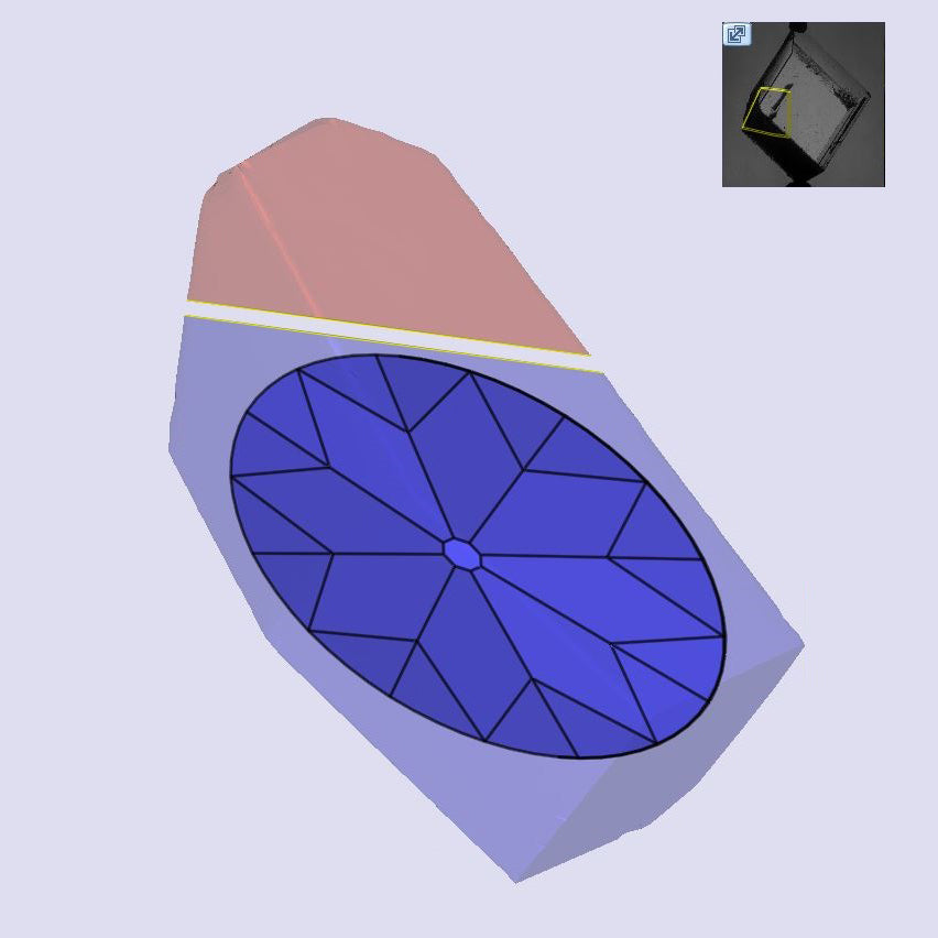 2.85ct | E/VS1 Oval Shape Old Mine Cut Lab Diamond (IGI)