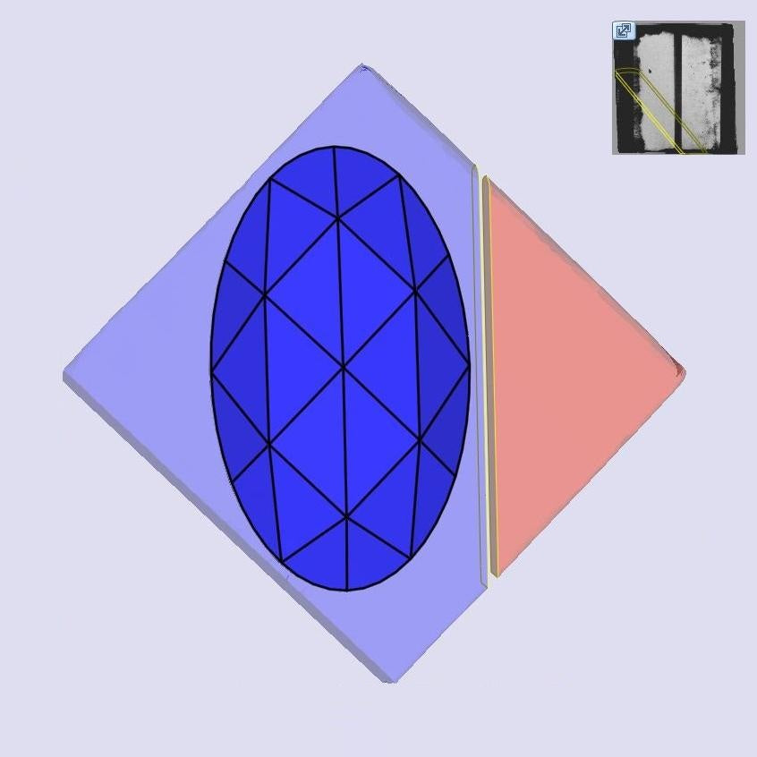 2.42ct | E/VVS2 Oval Shape Rose Cut Lab Diamond (IGI)