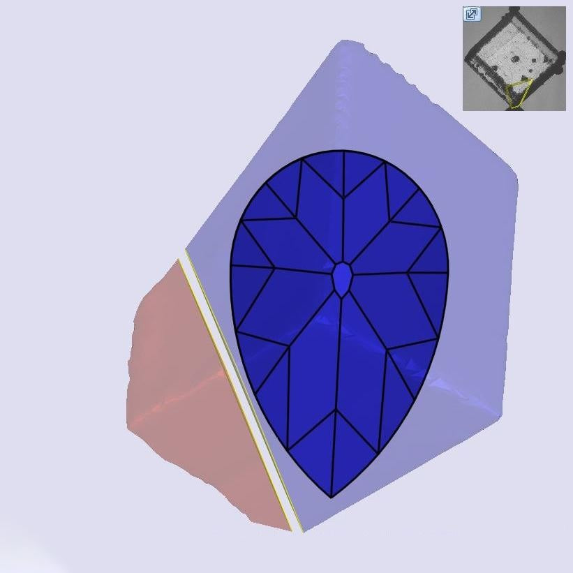 2.07ct | D/VVS2 Pear Shape Old Mine Cut Lab Diamond (IGI)