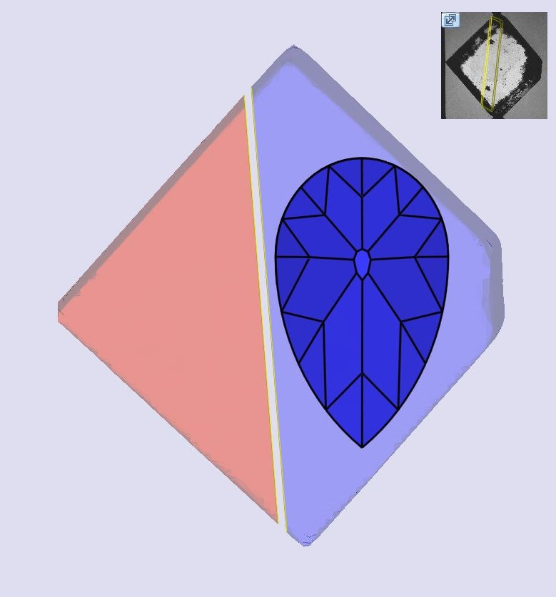 4.24ct | F/VS2 Pear Shape Old Mine Cut Lab Diamond (IGI)
