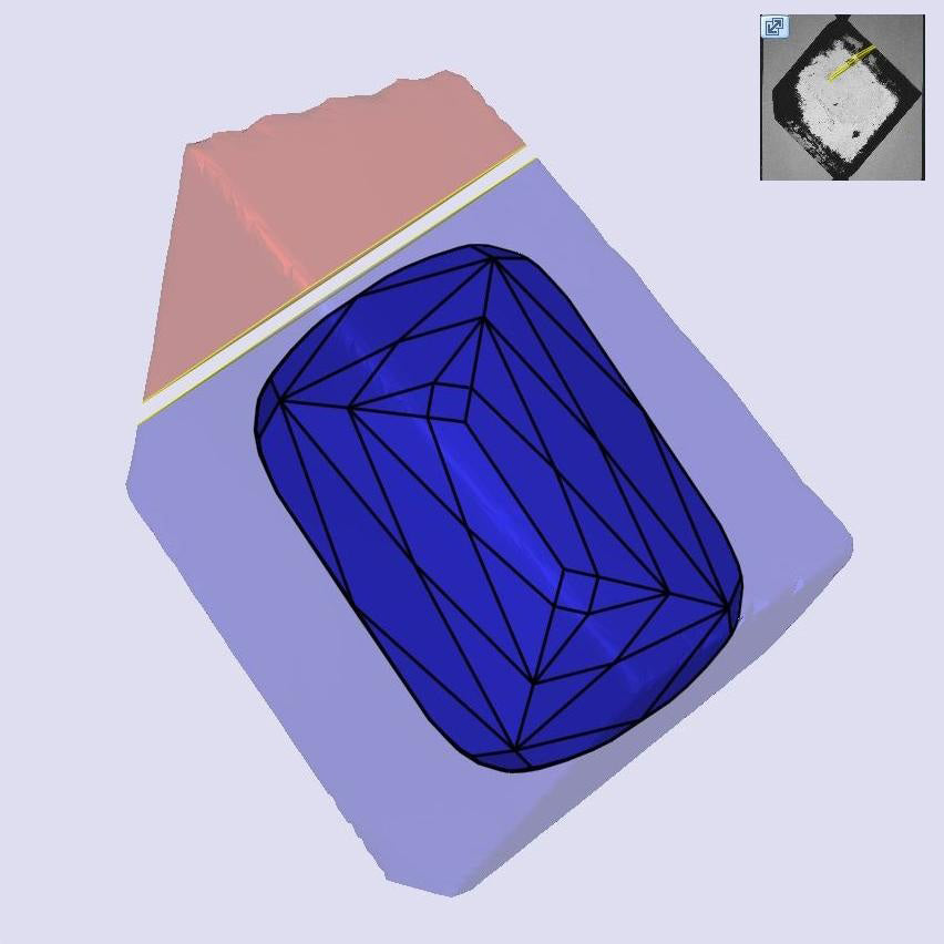 3.20ct | G/VS1 Cushion Shape Lattice Cut Lab Diamond (IGI)