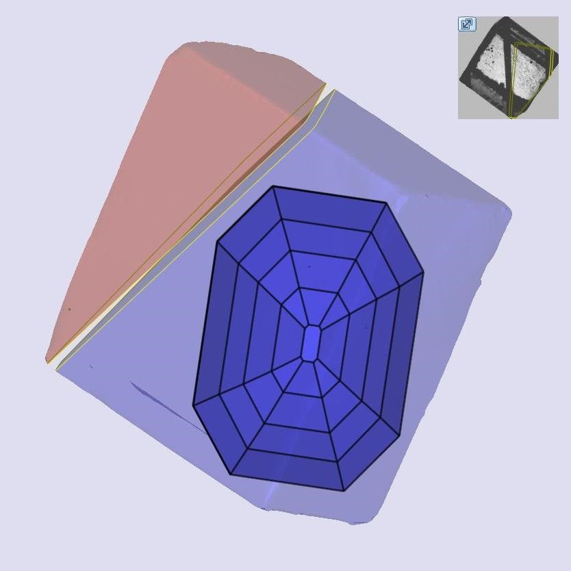 1.71ct | F/VS1 Octagon Shape Step Cut Lab Diamond (IGI)
