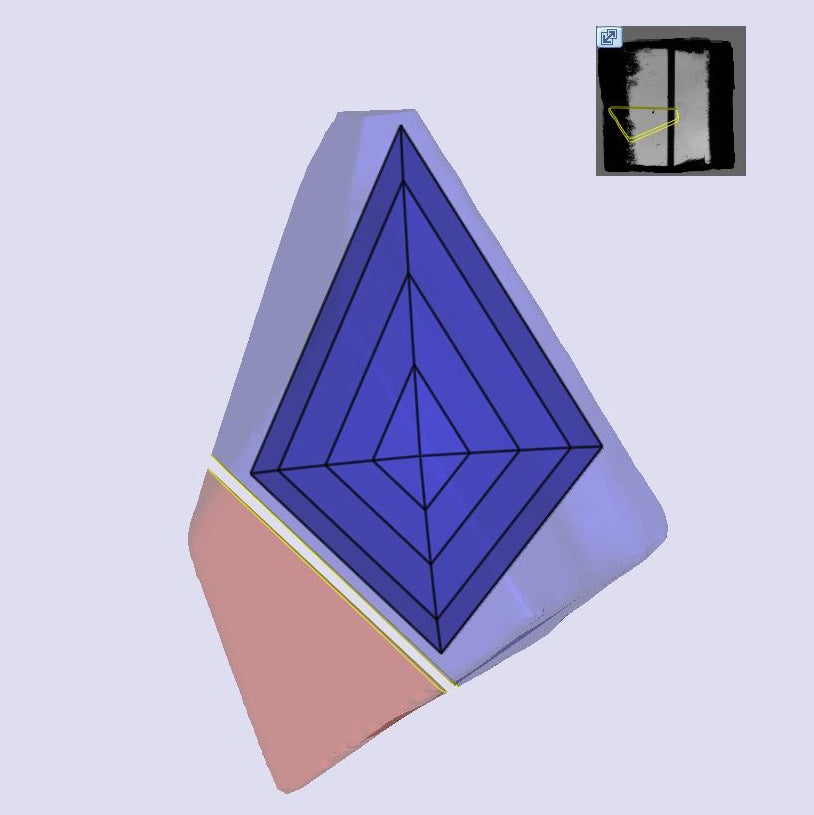 2.37ct | Q-R/VS1 Champagne Kite Shape Step Cut Lab Diamond (IGI)-LITHOS Diamond