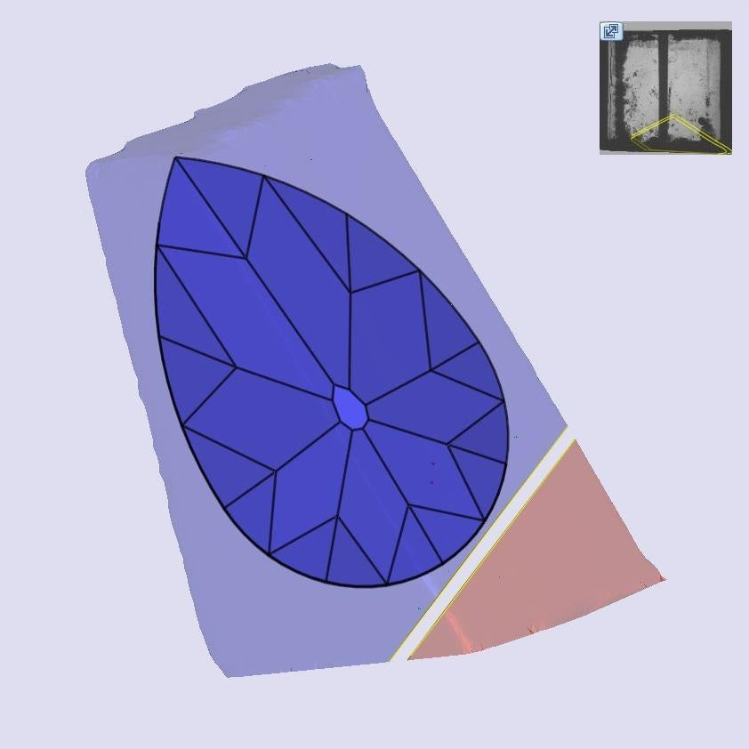 2.71ct | H/VS1 Pear Shape Old Mine Cut Lab Diamond (IGI)