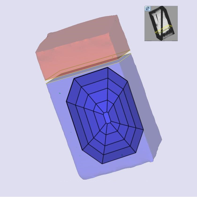 2.21ct | F/VS2 Octagon Shape Step Cut Lab Diamond (IGI)