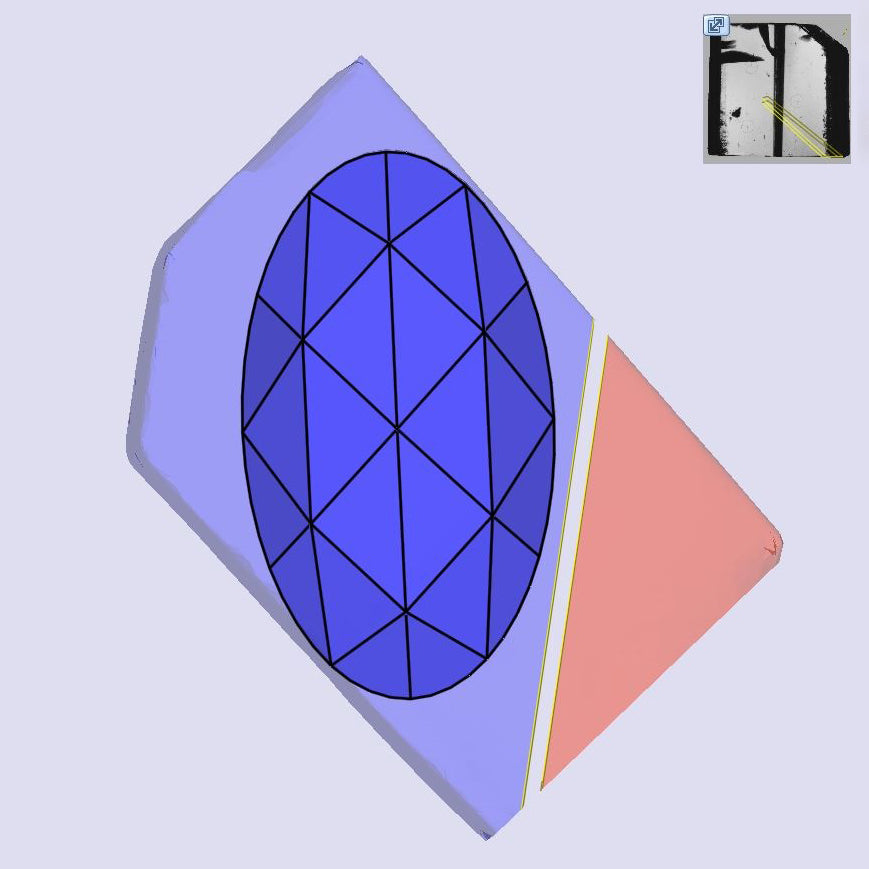 1.81ct | E/VS1 Oval Shape Rose Cut Lab Diamond (IGI)