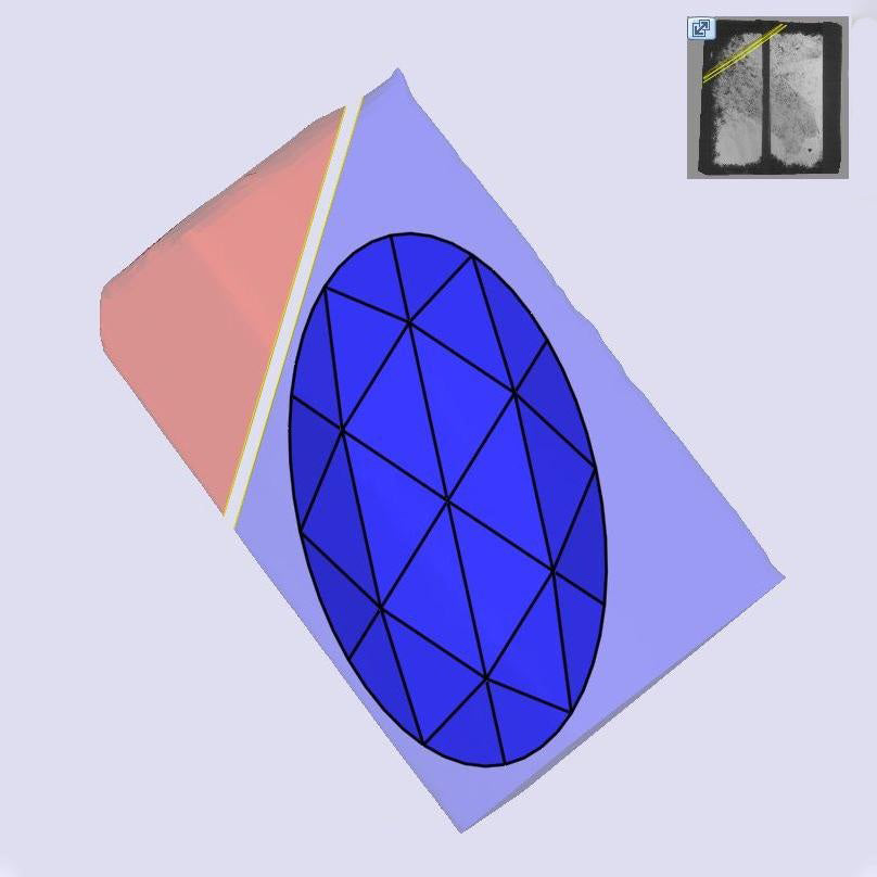 1.82ct | E/VS2 Oval Shape Rose Cut Lab Diamond (IGI)