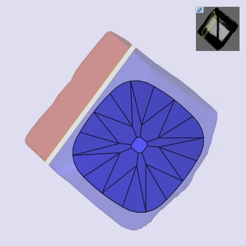 3.67ct | Q-R/VS1 Champagne Cushion Shape Old Mine Cut Lab Diamond (IGI)-LITHOS Diamond