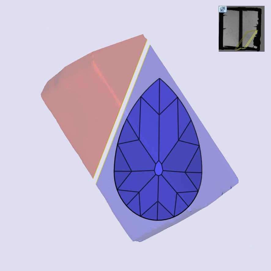 2.70ct | L/VVS2 Champagne Pear Shape Old Mine Cut Lab Diamond (IGI)-LITHOS Diamond