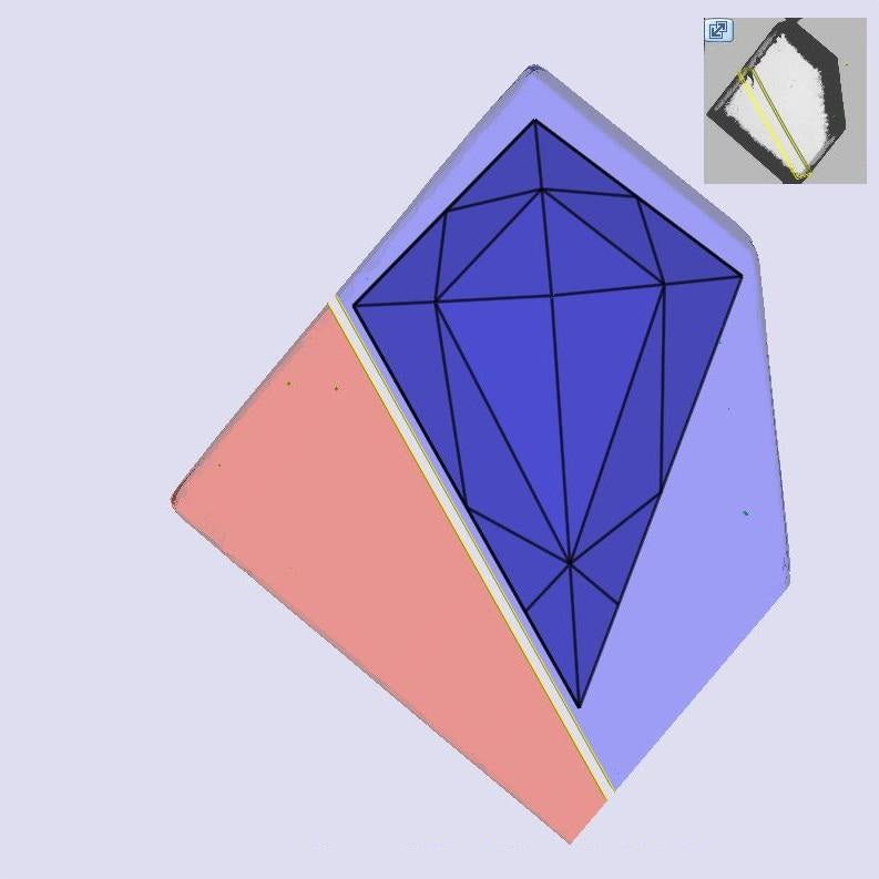 2.76ct | E/VVS2 Kite Shape Rose Cut Lab Diamond (IGI)