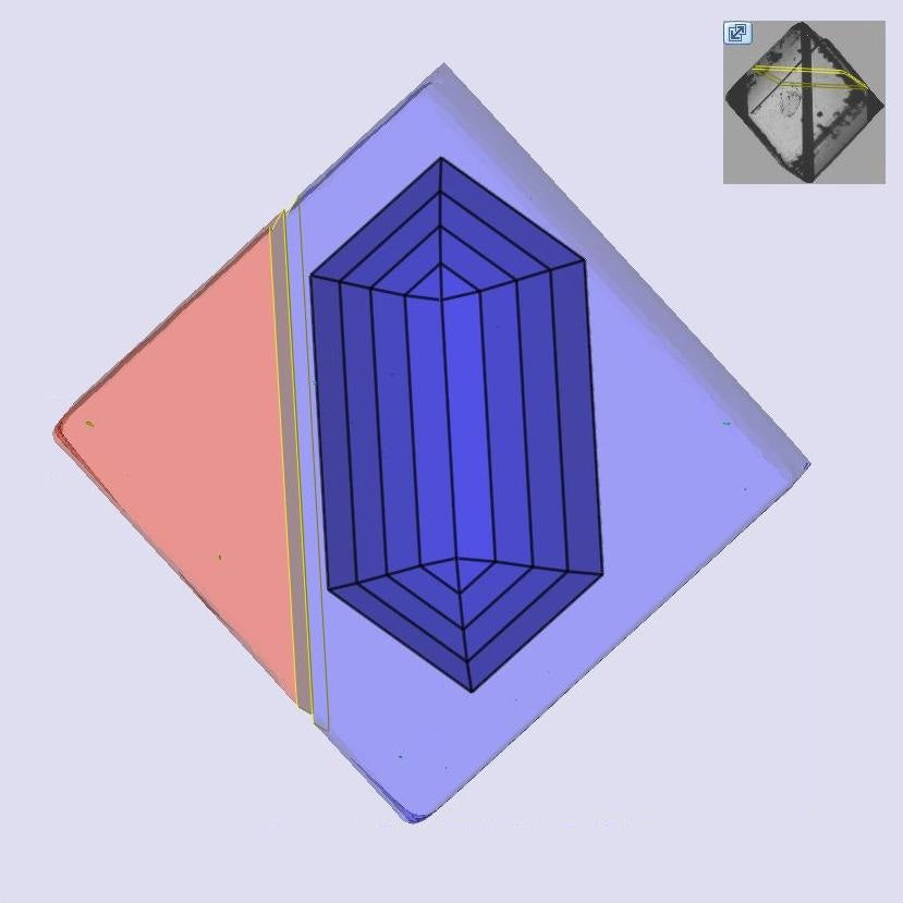 1.61ct | D/VS1 Hexagon Shape Step Cut Lab Diamond (IGI)