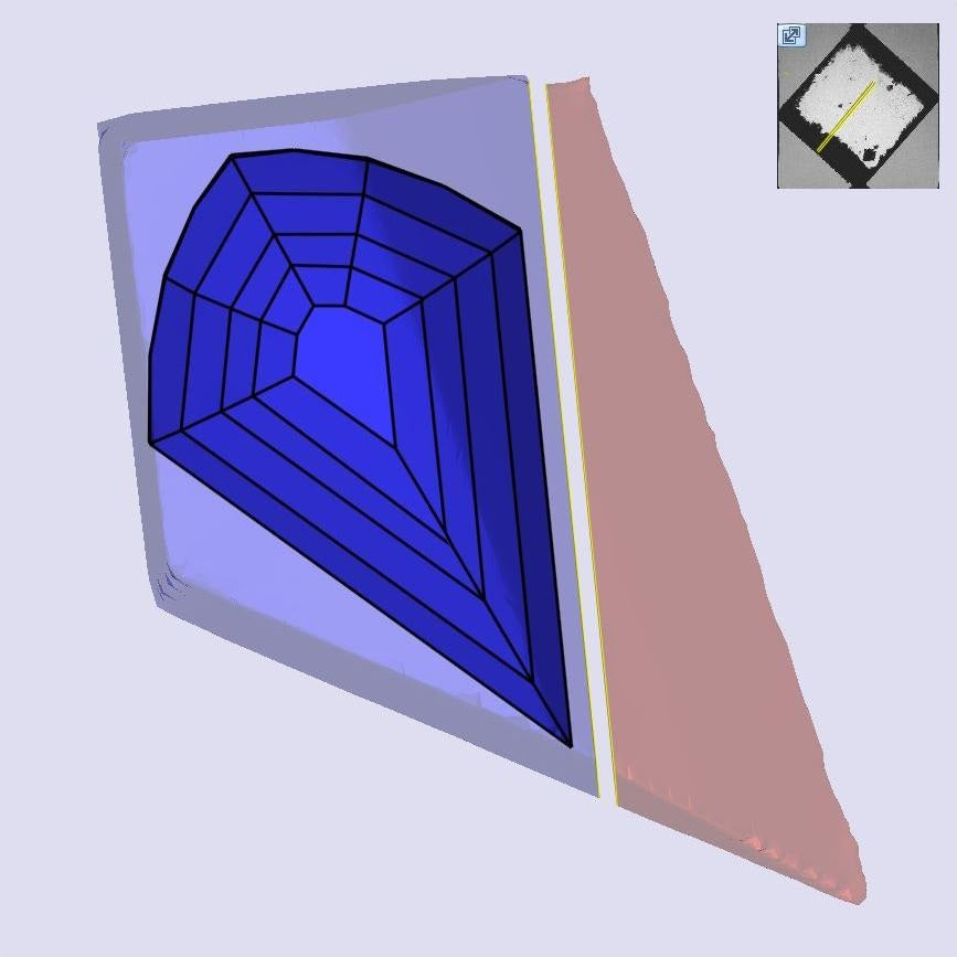 3.03ct | F/VVS2 Kite Step Cut Lab Diamond (IGI)