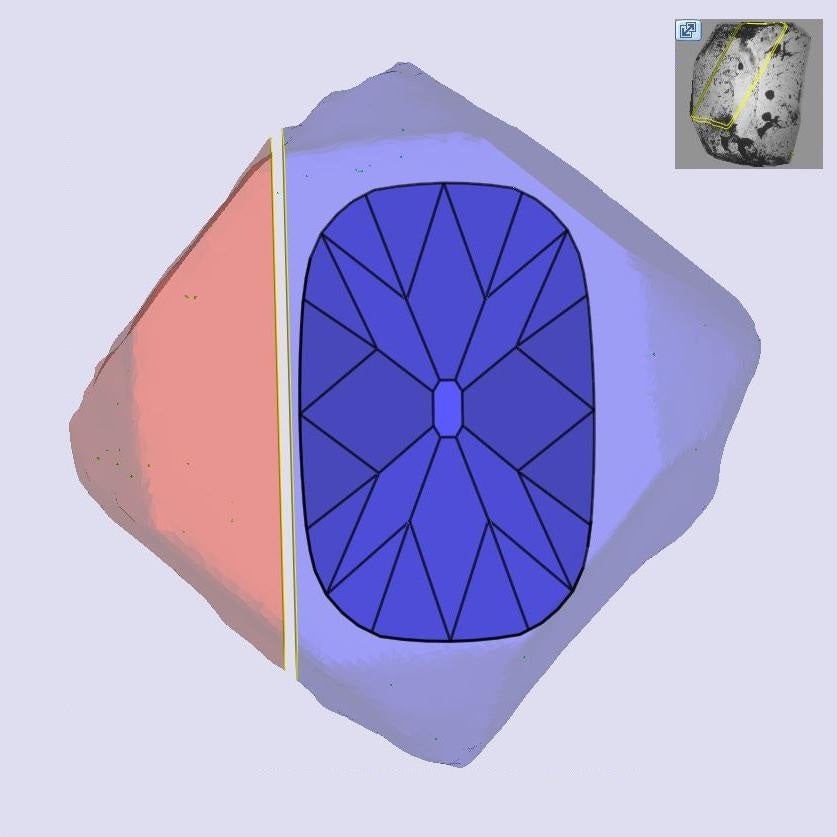 3.31ct | F/VS2 Cushion Shape Old Mine Cut Lab Diamond (IGI)-LITHOS Diamond