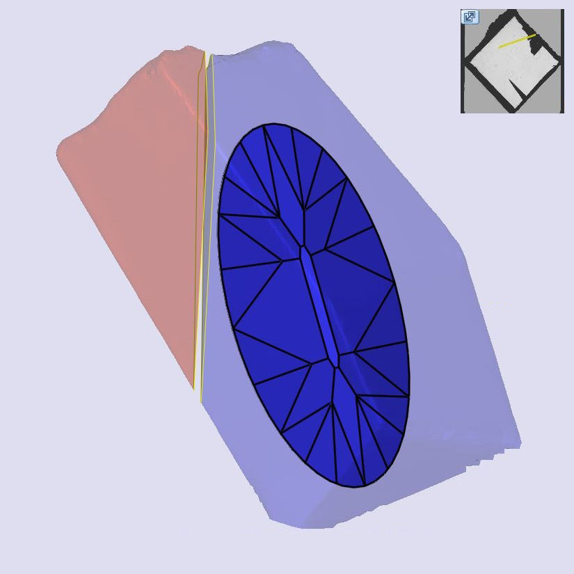 3.00ct | E/VS1 Oval Shape Old Mine Cut Lab Diamond (IGI)