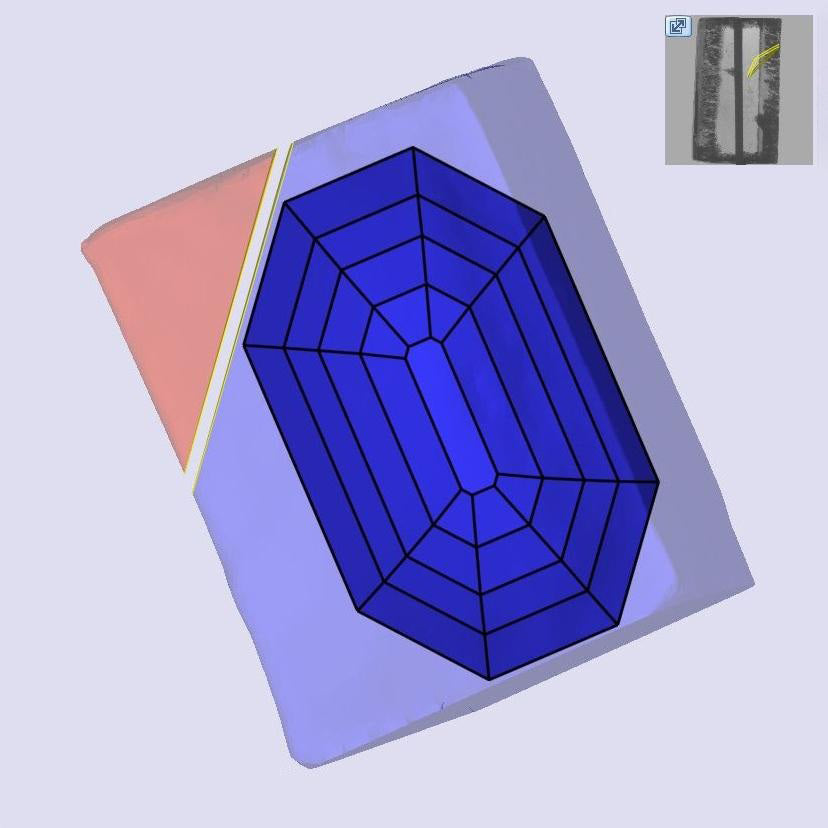 1.34ct | G/VS1 Octagon Shape Antique Step Cut Lab Diamond (IGI)