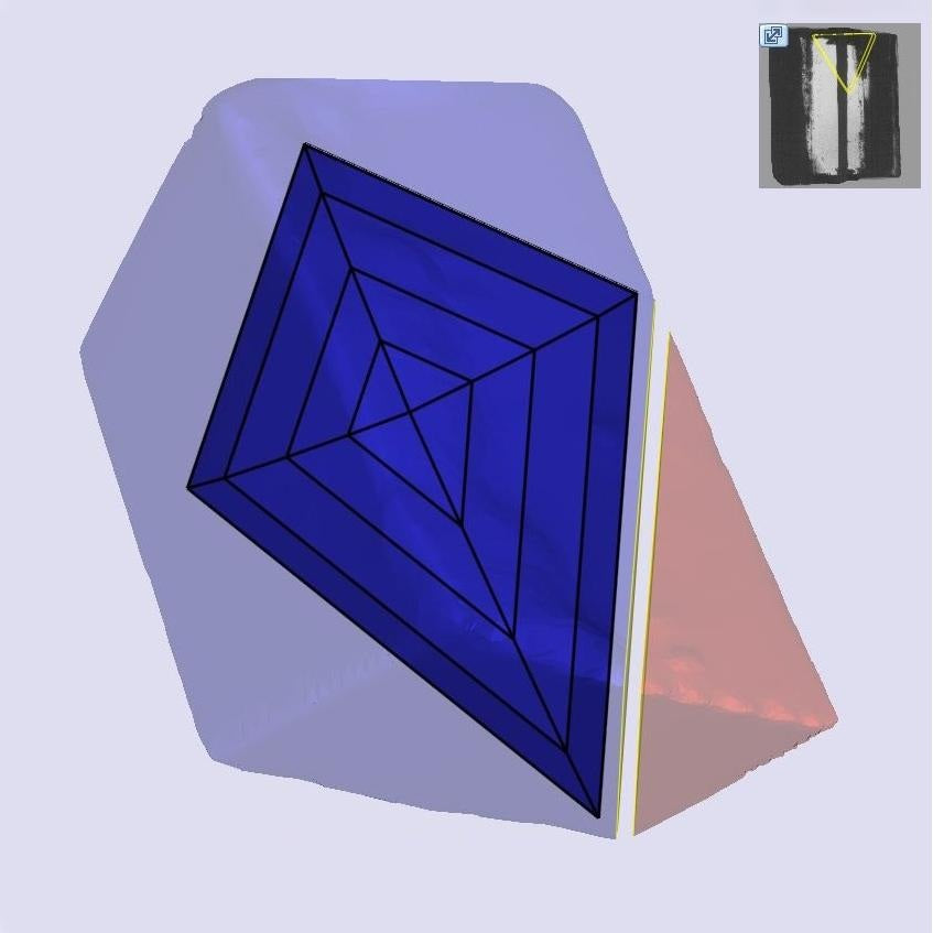1.73ct | F/VS2 Kite Shape Step Cut Lab Diamond (IGI)
