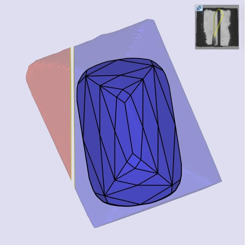 3.19ct | F/VVS2 Cushion Shape Lattice Cut Lab Diamond (IGI)