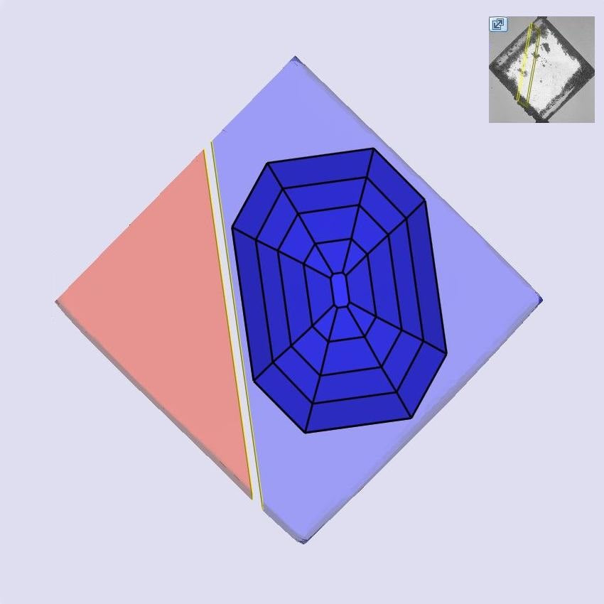 4.35ct | D/VVS2 Antique Octagon Shape Step Cut Lab Diamond (IGI)