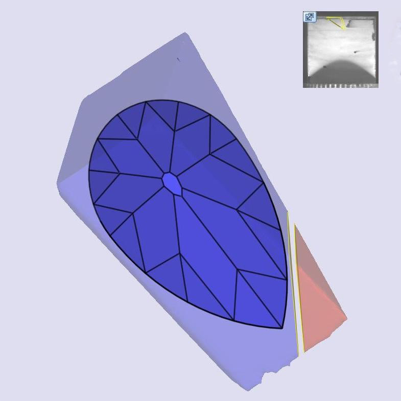1.52ct | D/VVS2 Pear Shape Old Mine Cut Lab Diamond (IGI)