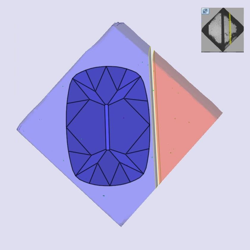2.34ct | F/VS1 Cushion Shape Old Mine Cut Lab Diamond (IGI)