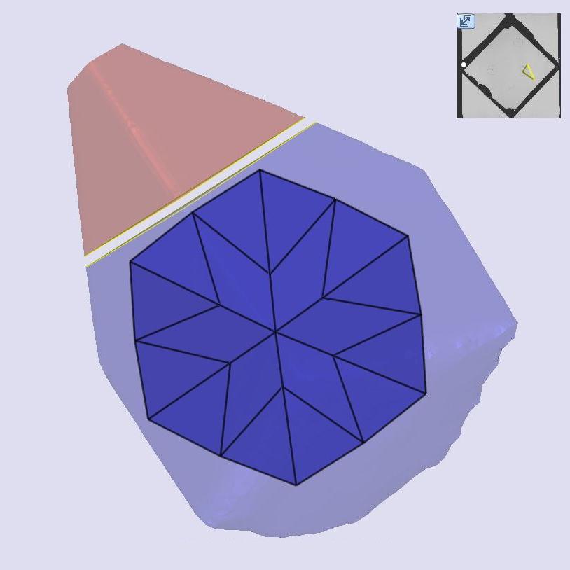 1.61ct | E/VS1 Hexagon Shape Brilliant Cut Lab Diamond (IGI)