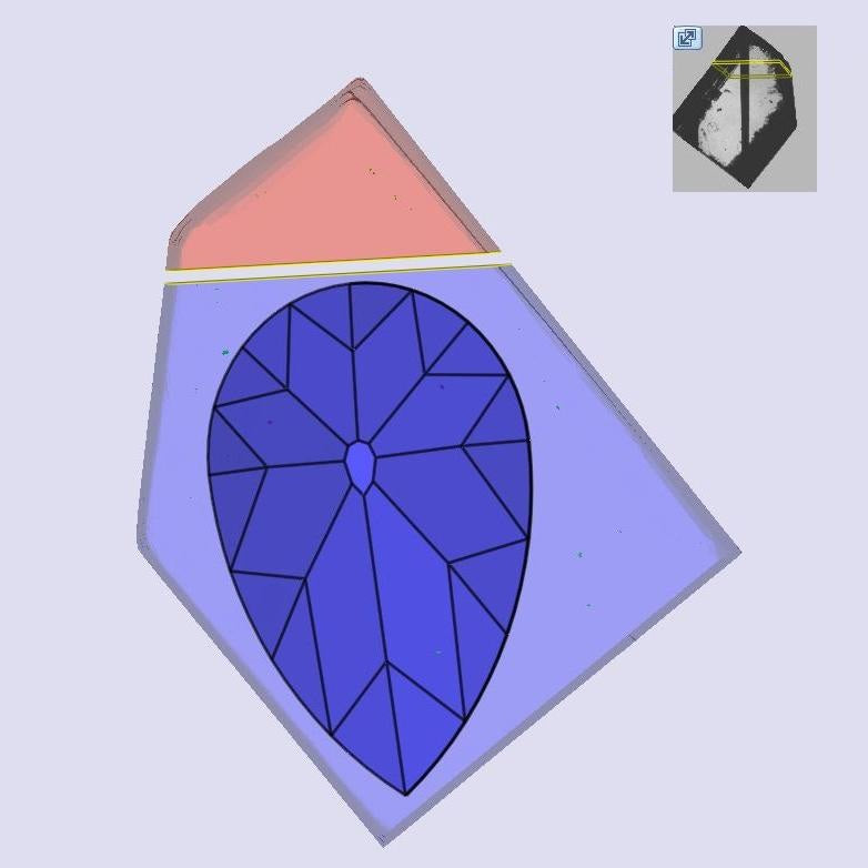 2.76ct | E/VVS2 Pear Shape Old Mine Cut Lab Diamond (IGI)