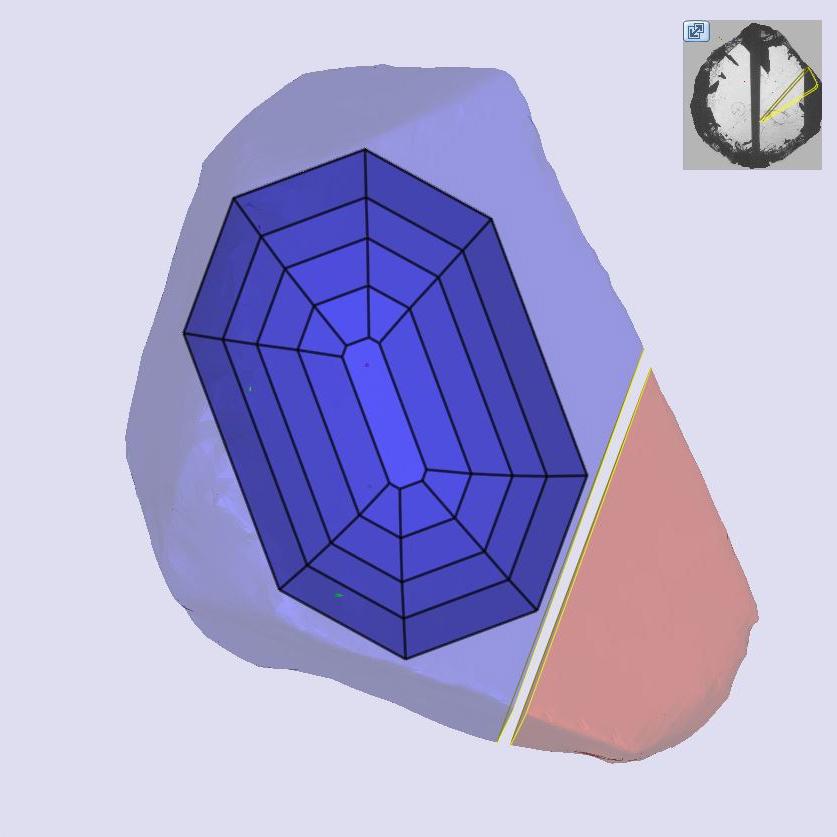 2.39ct | E/VS1 Octagon Shape Antique Step Cut Lab Diamond (IGI)