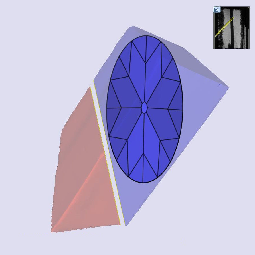 2.52ct | E/VS1 Oval Shape Old Mine Cut Lab Diamond (IGI)