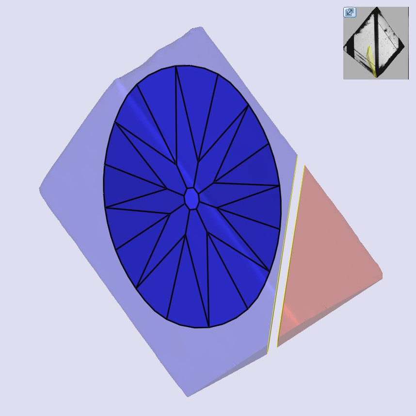 2.12ct | E/VS1 Oval Shape Old Mine Cut Lab Diamond (IGI)