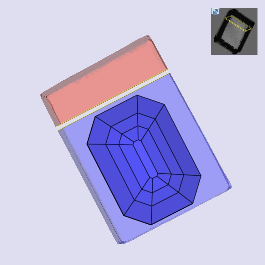 2.09ct | N/VS1 Champagne Octagon Shape Step Cut Lab Diamond (IGI)-LITHOS Diamond