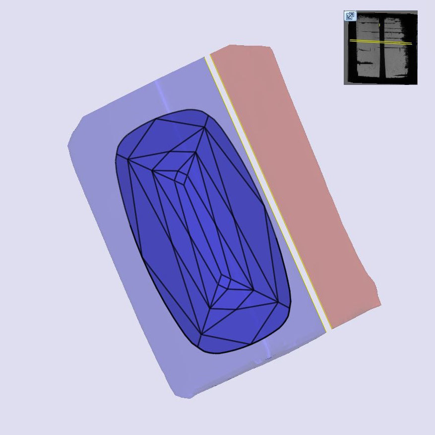 3.30ct | E/VS1 Cushion Shape Lattice Cut Lab Diamond (IGI)
