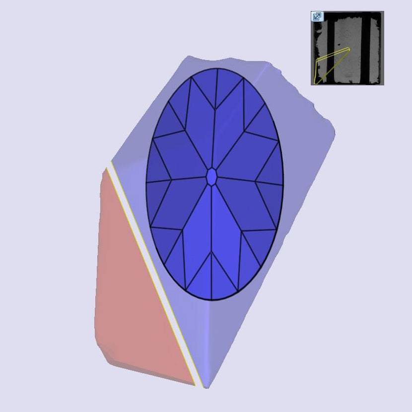 3.33ct | G/VS1 Oval Shape Old Mine Cut Lab Diamond (IGI)