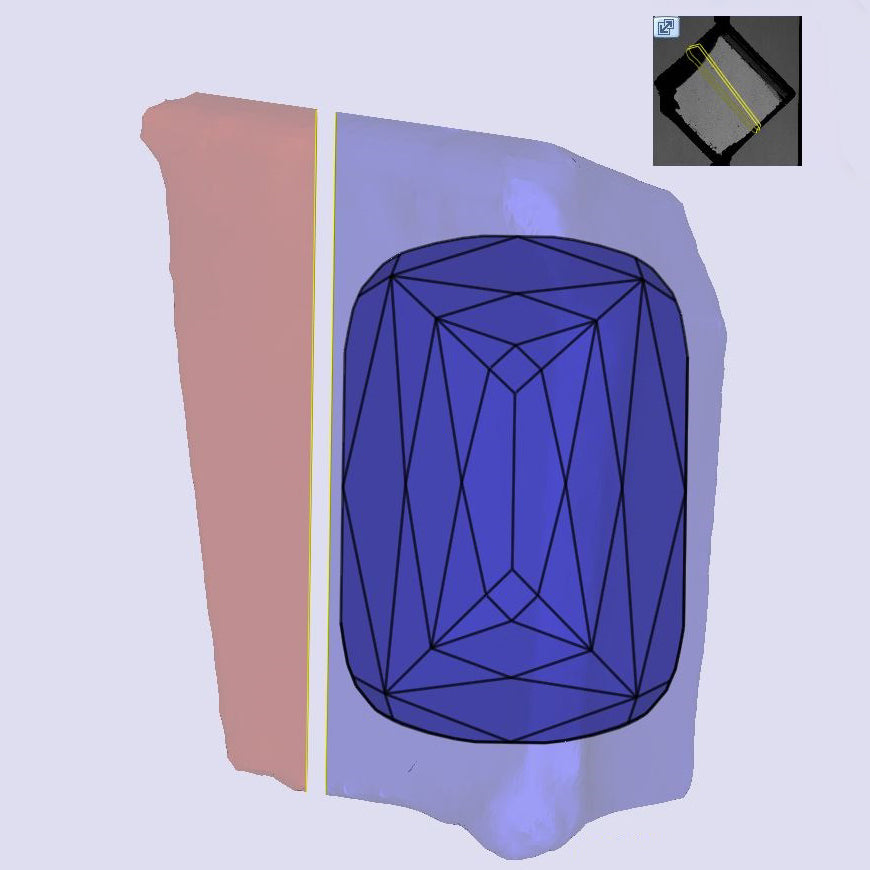 5.89ct | I/VS1 Cushion Shape Lattice Cut Lab Diamond (IGI)