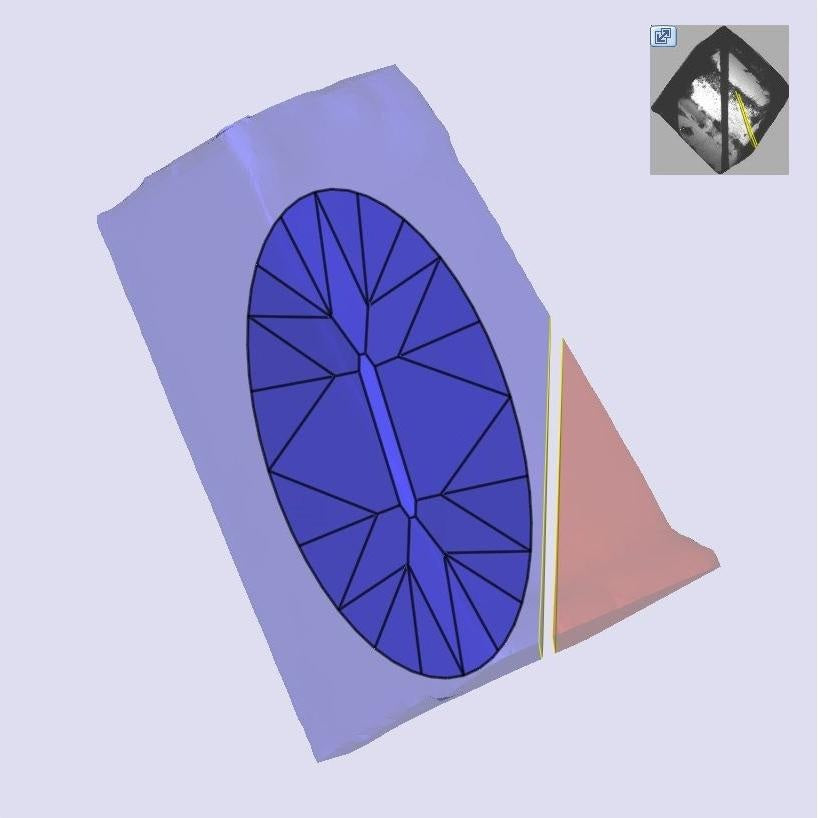 1.01ct | E/VS2 Oval Shape Old Mine Cut Lab Diamond (IGI)